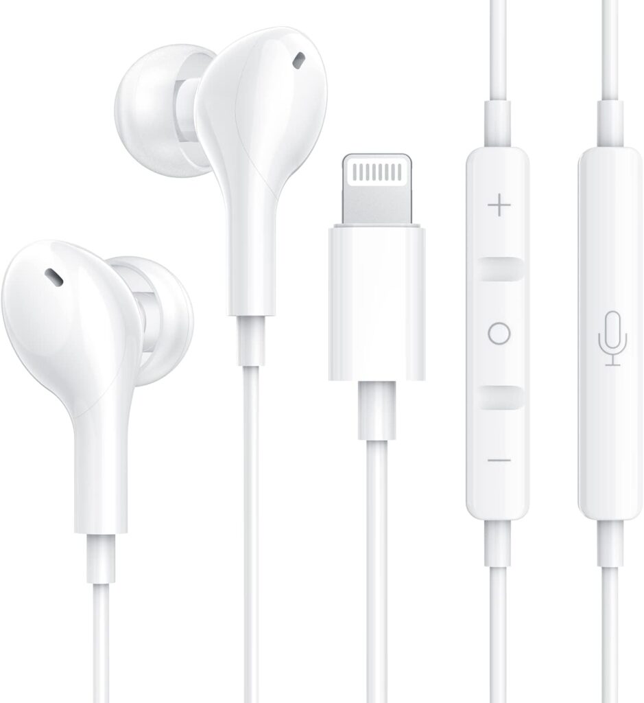 TNICE Apple MFi認証品 有線 ライトニングイヤホン