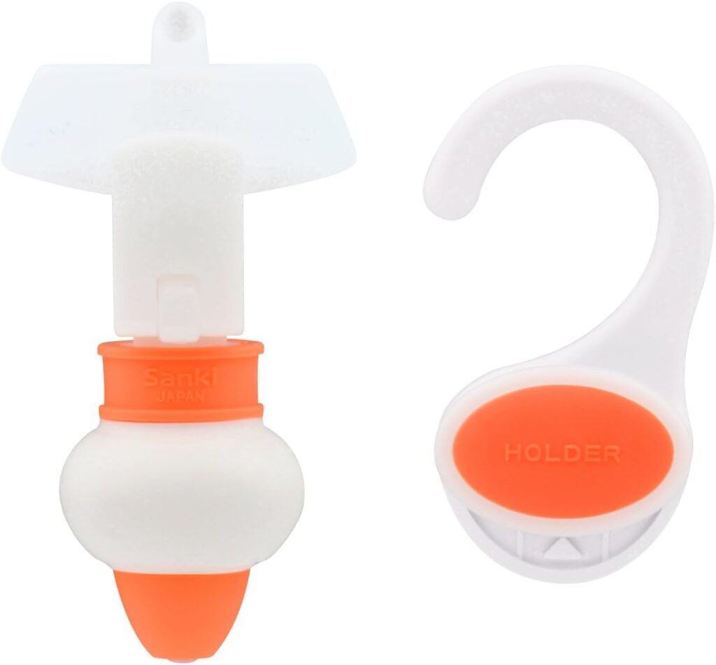 GAONA 詰め替え用パックがそのまま使える ミニ ホルダーとポンプセット オレンジ