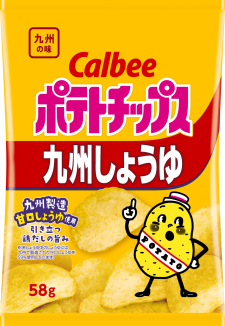 九州しょうゆ味ポテチ